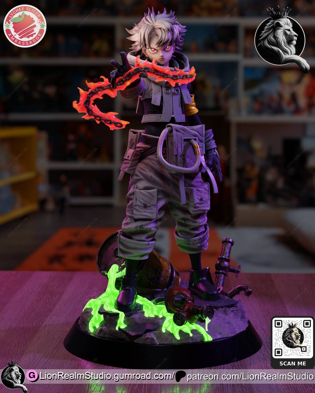 P站图纸印象馆 LionRealm 废渊战鬼 路德 LionRealm 废渊战鬼 路德