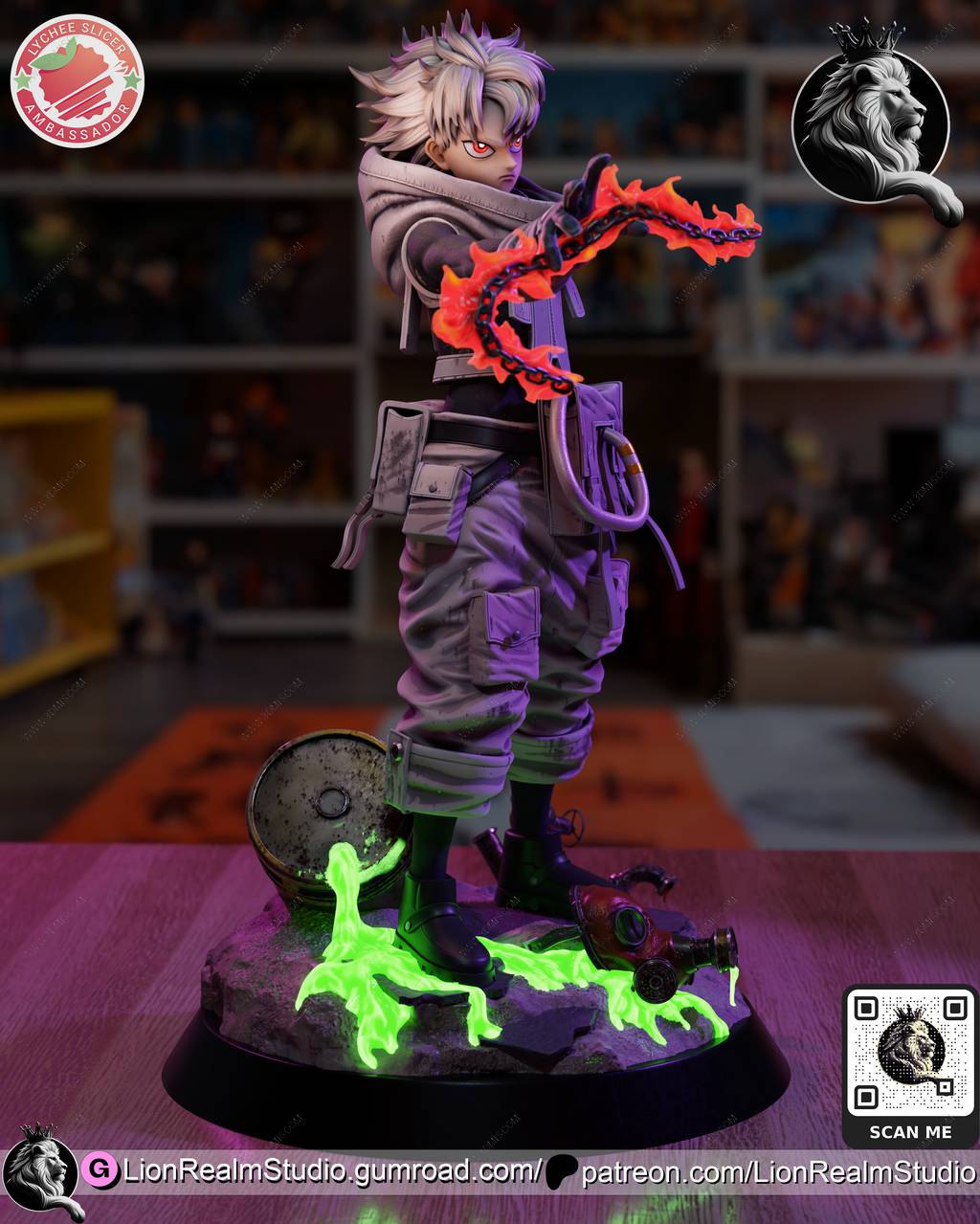 P站图纸印象馆 LionRealm 废渊战鬼 路德 LionRealm 废渊战鬼 路德