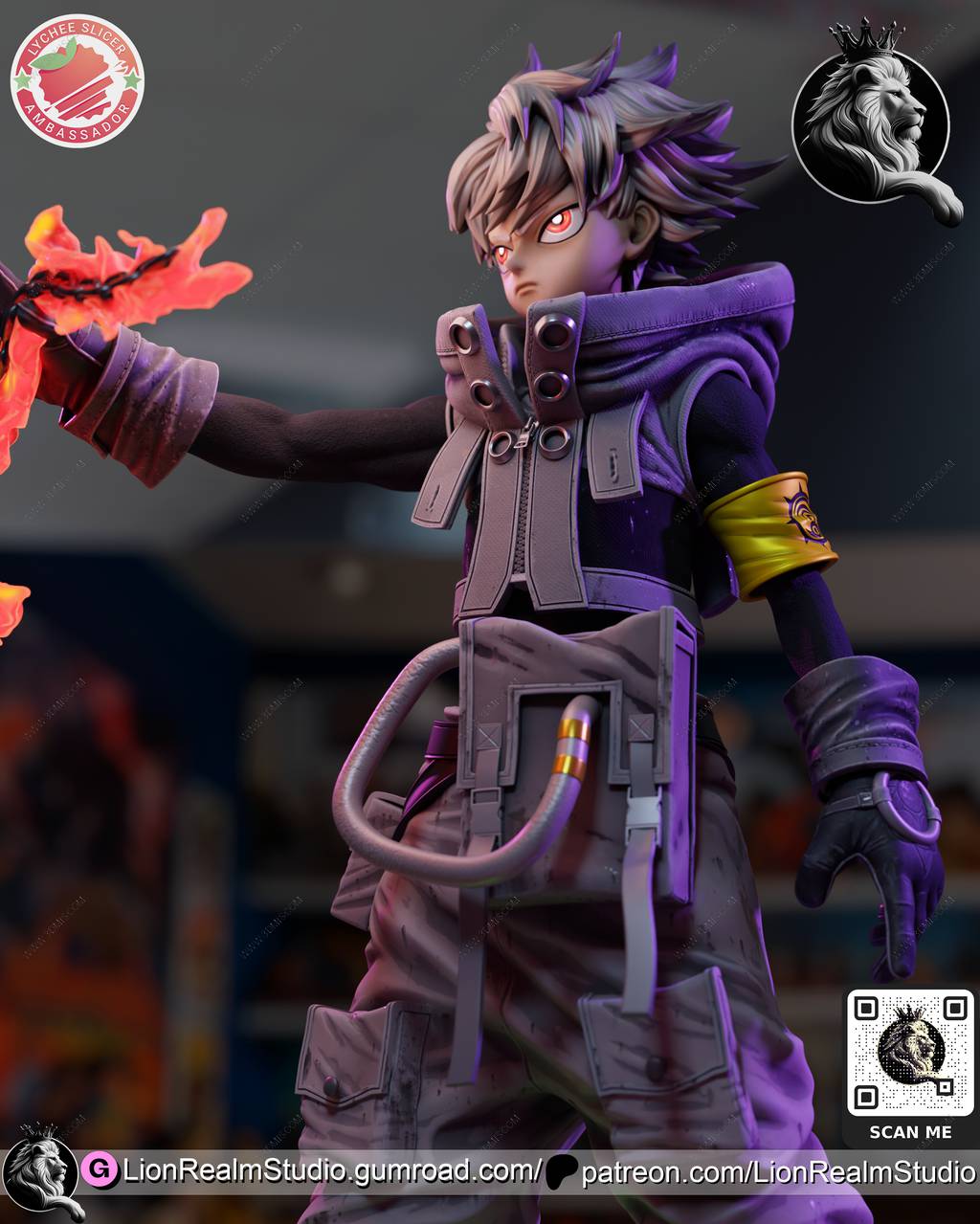 P站图纸印象馆 LionRealm 废渊战鬼 路德 LionRealm 废渊战鬼 路德