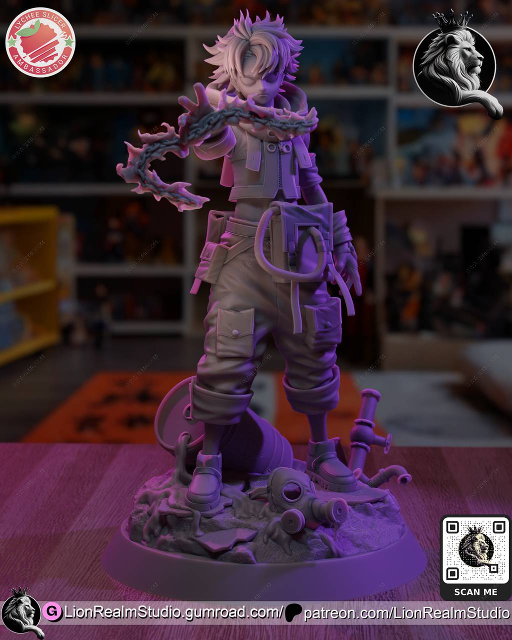 P站图纸印象馆 LionRealm 废渊战鬼 路德 LionRealm 废渊战鬼 路德