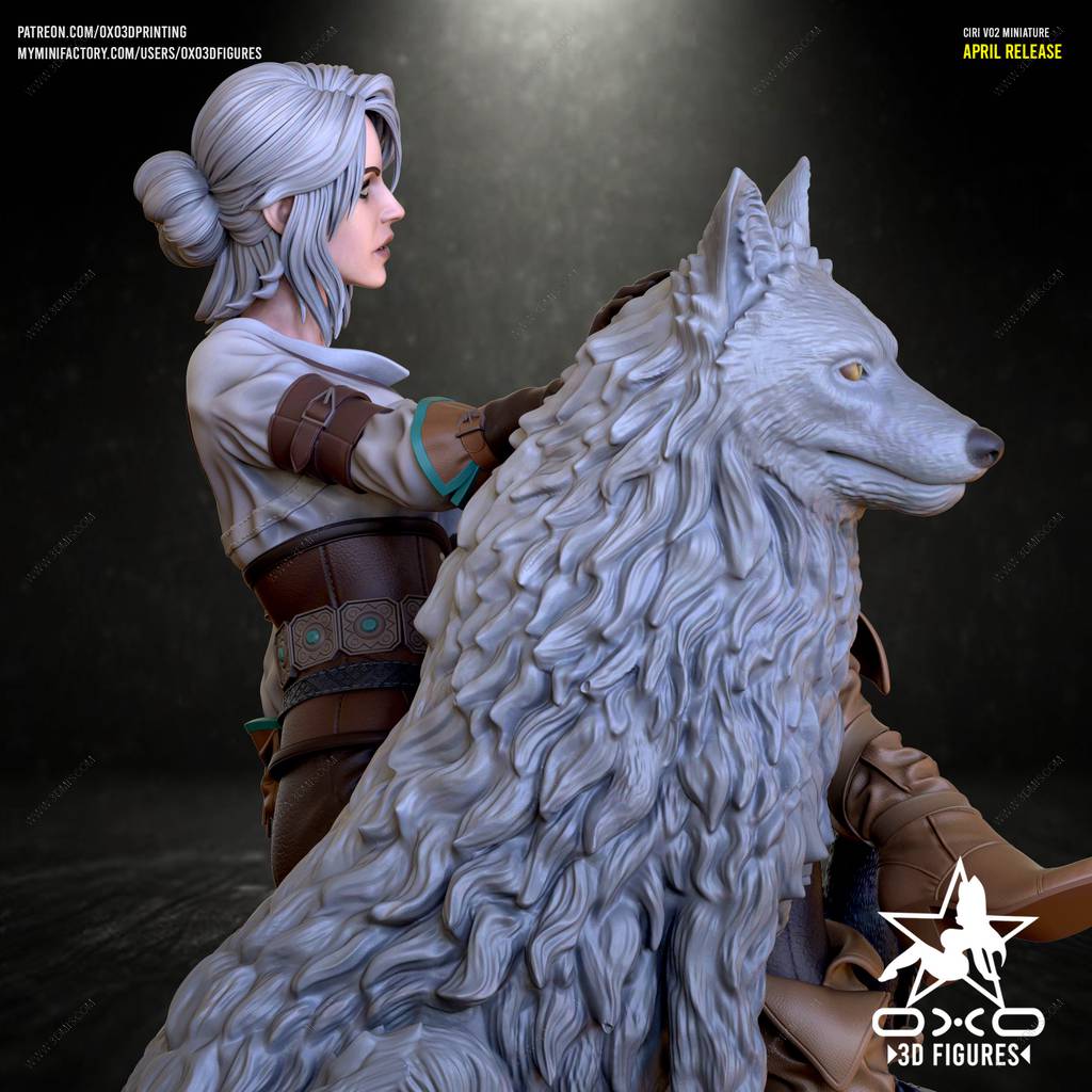 P站图纸印象馆 OXO3D 猎魔人 希里 OXO3D 猎魔人 希里