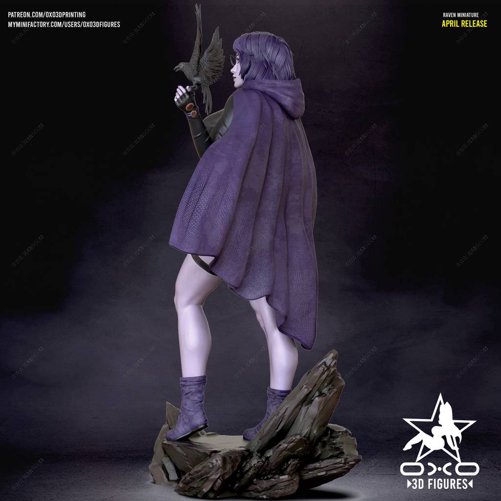 P站图纸印象馆 OXO3D DC漫画 渡鸦 OXO3D DC漫画 渡鸦