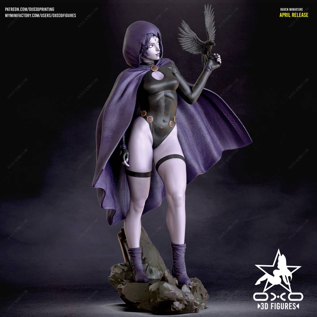 P站图纸印象馆 OXO3D DC漫画 渡鸦 OXO3D DC漫画 渡鸦