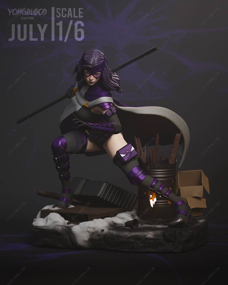 P站图纸印象馆 Yongblood Sculpture DC漫画 女猎手 Yongblood Sculpture DC漫画 女猎手