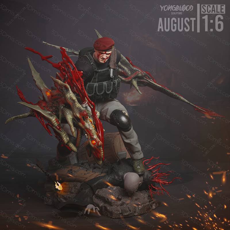 P站图纸印象馆 Yongblood Sculpture 生化危机 杰克·克劳萨 Yongblood Sculpture 生化危机 杰克·克劳萨
