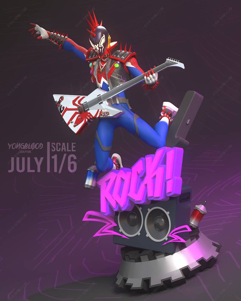 P站图纸印象馆 Yongblood Sculpture 漫威 蜘蛛人 Yongblood Sculpture 漫威 蜘蛛人