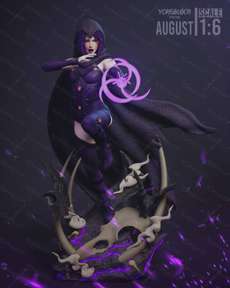 P站图纸印象馆 Yongblood Sculpture DC漫画 渡鸦 Yongblood Sculpture DC漫画 渡鸦