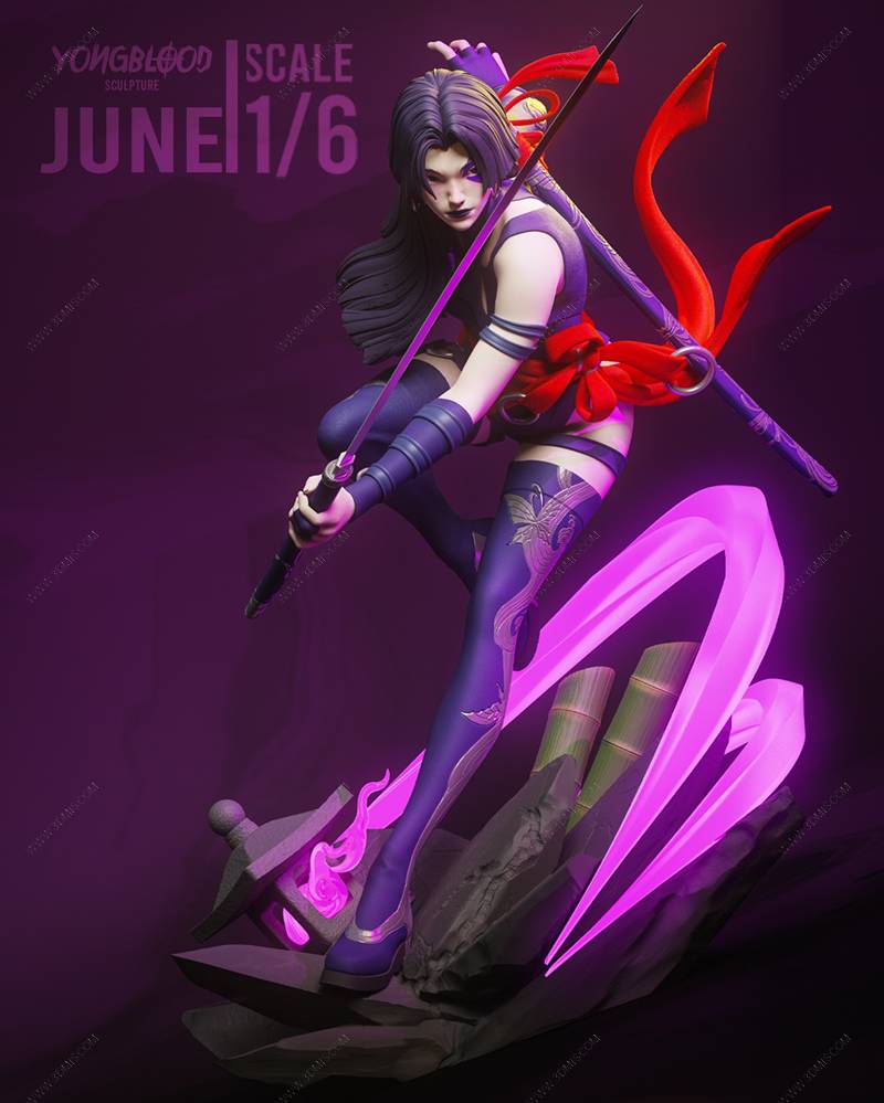 P站图纸印象馆 Yongblood Sculpture 漫威对决 灵蝶 Yongblood Sculpture 漫威对决 灵蝶