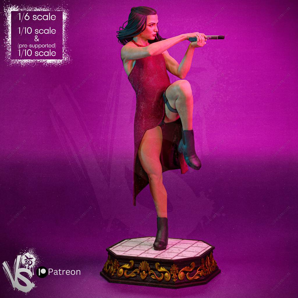 P站图纸印象馆 VS3D 疾速追杀 芭蕾杀姬 VS3D 疾速追杀 芭蕾杀姬