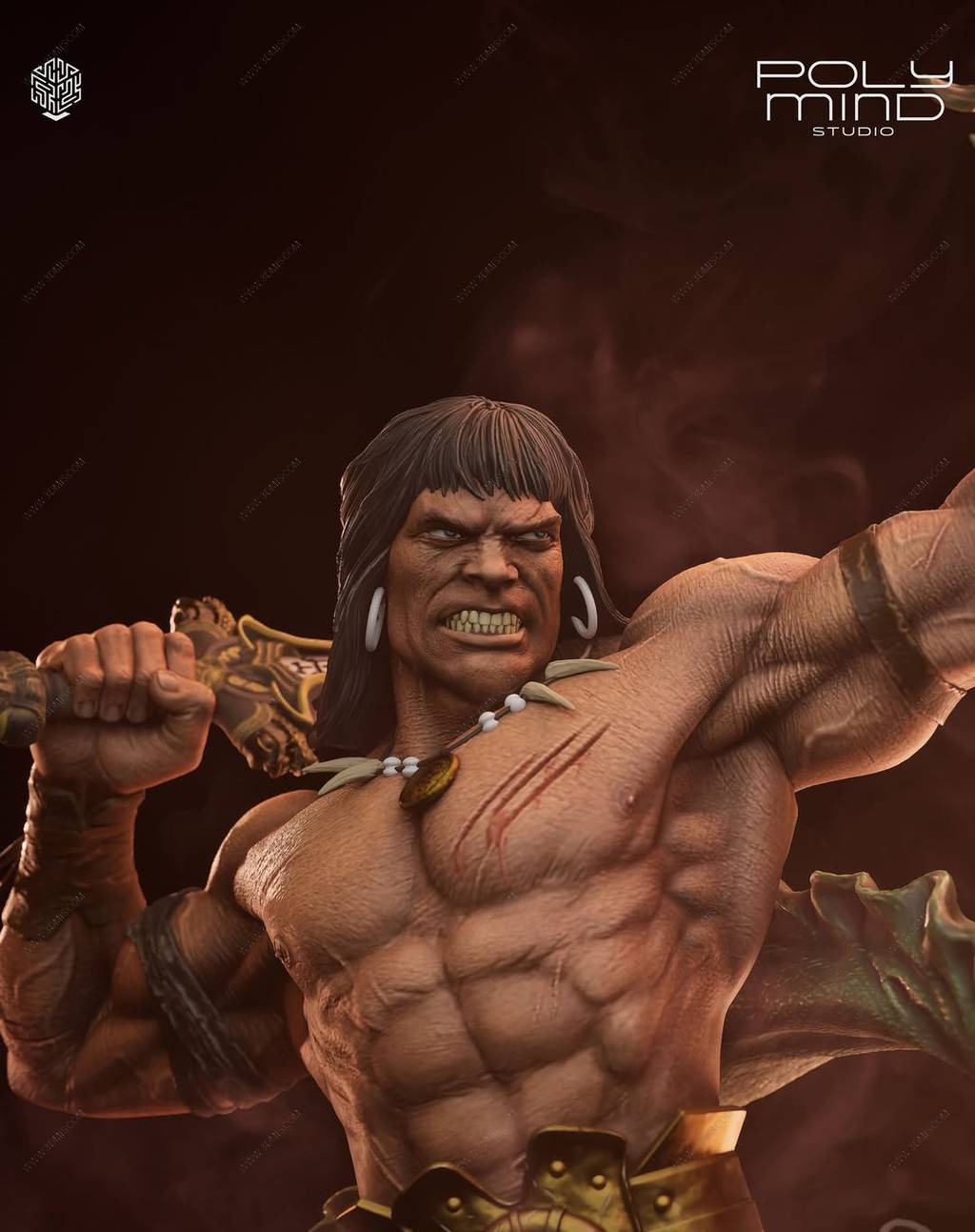 P站图纸印象馆 PolyMind 漫威 野蛮人柯南 PolyMind 漫威 野蛮人柯南