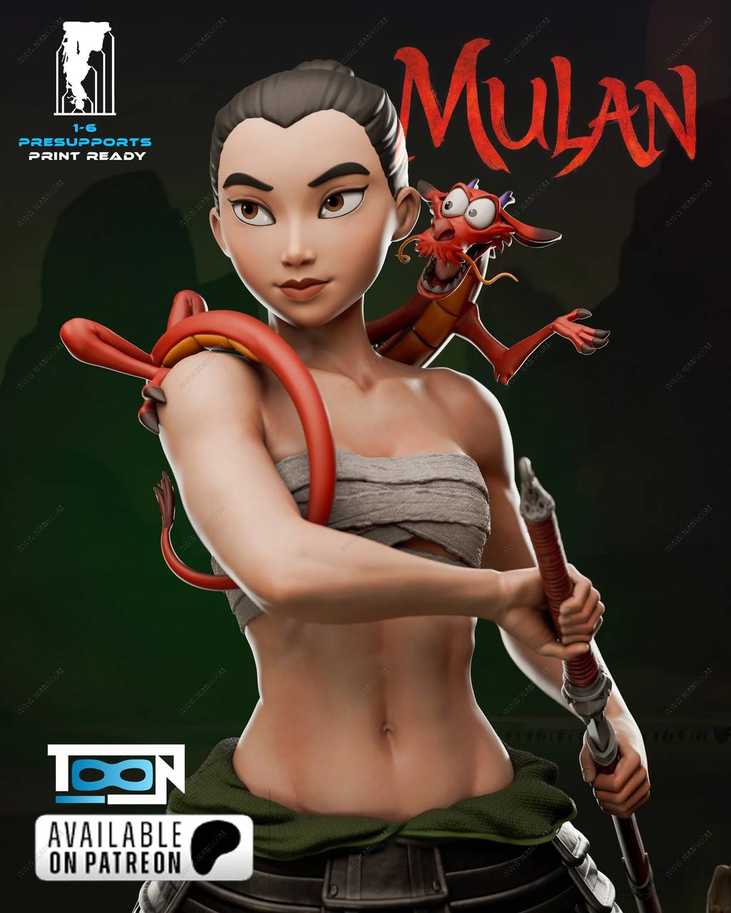 P站图纸印象馆 Toon Studios 花木兰 Toon Studios 花木兰