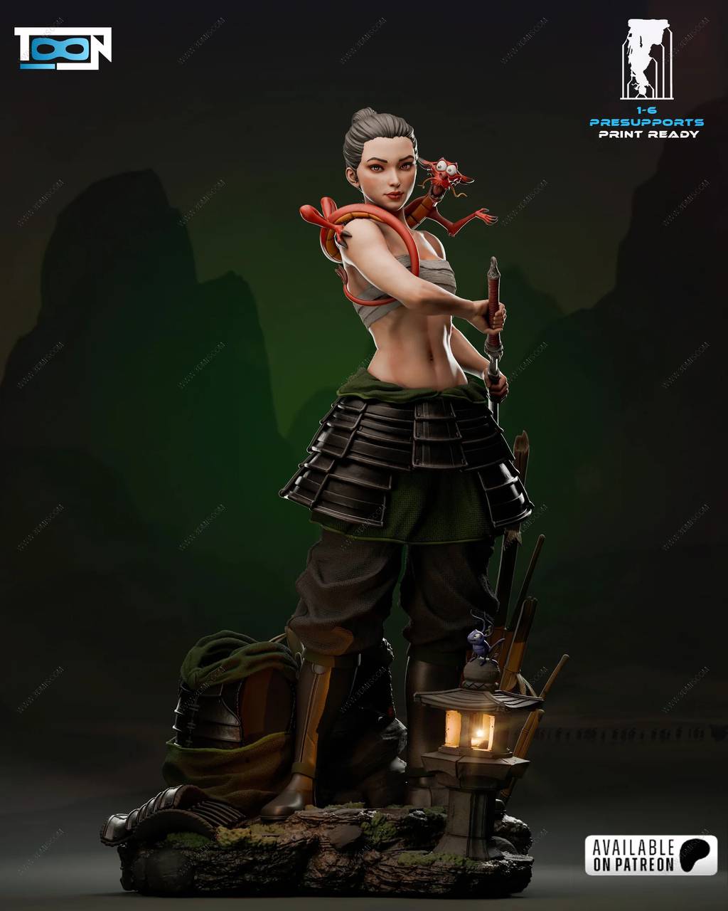 P站图纸印象馆 Toon Studios 花木兰 Toon Studios 花木兰