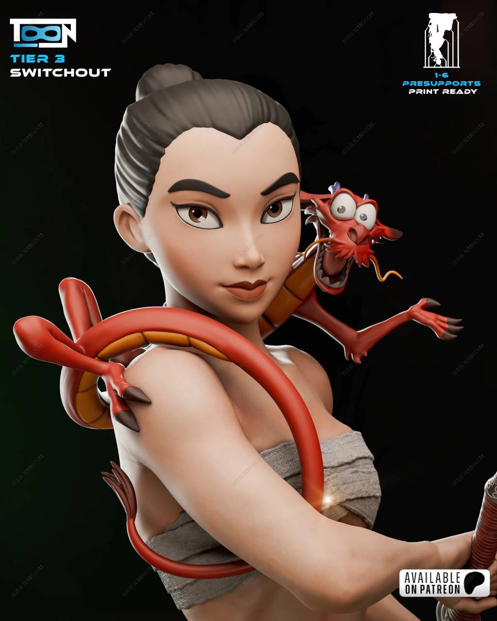 P站图纸印象馆 Toon Studios 花木兰 Toon Studios 花木兰