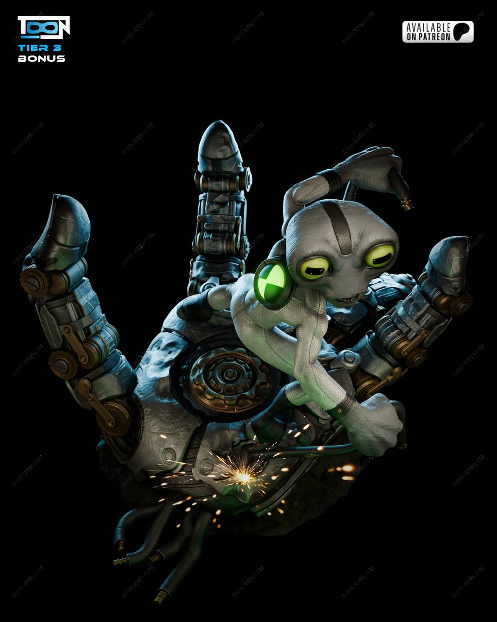 P站图纸印象馆 Toon Studios Ben 10 小奇兵 Toon Studios Ben 10 小奇兵