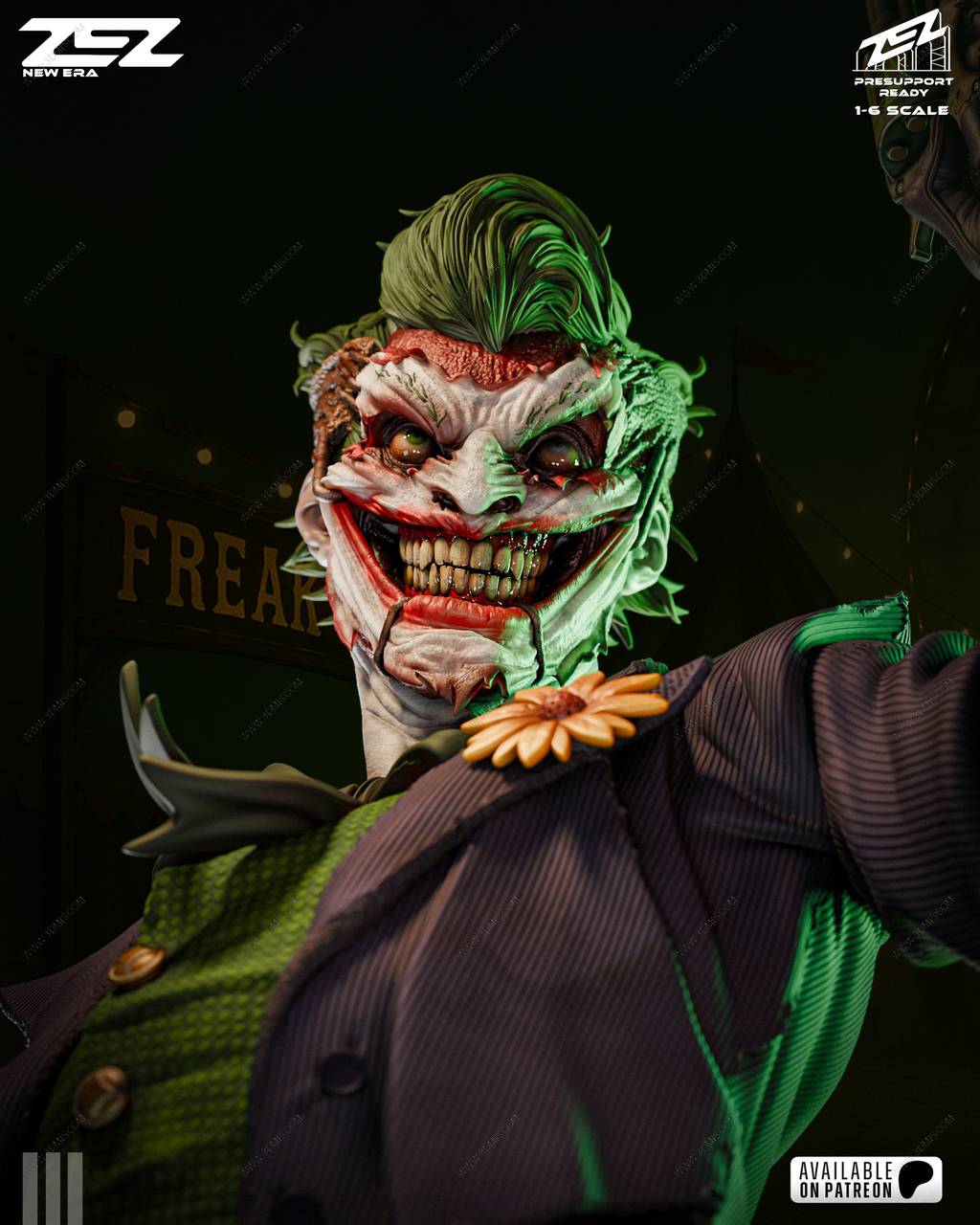 P站图纸印象馆 ZEZ STUDIOS DC漫画 小丑 ZEZ STUDIOS DC漫画 小丑