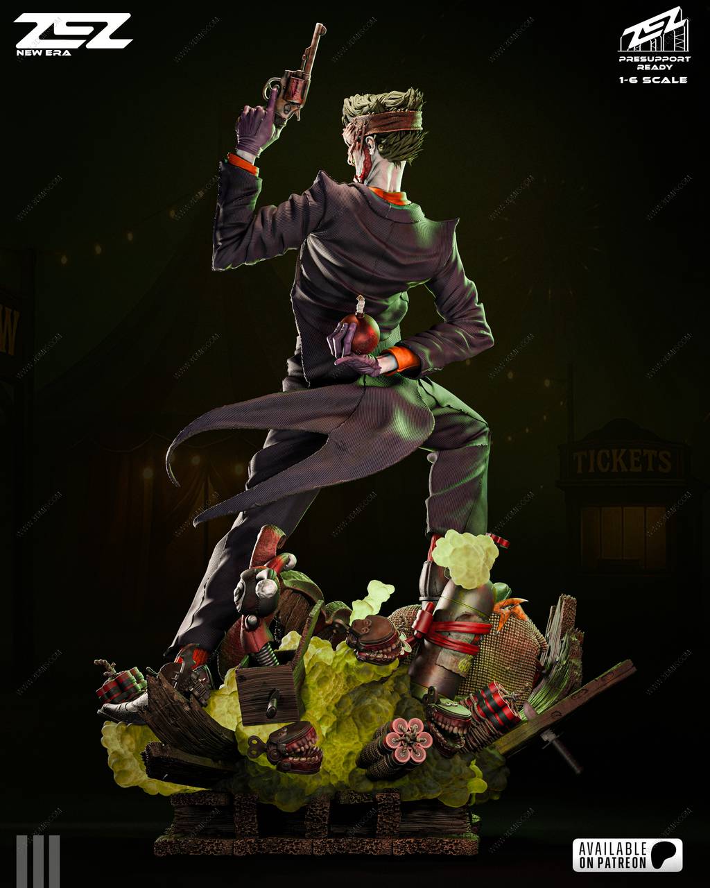 P站图纸印象馆 ZEZ STUDIOS DC漫画 小丑 ZEZ STUDIOS DC漫画 小丑