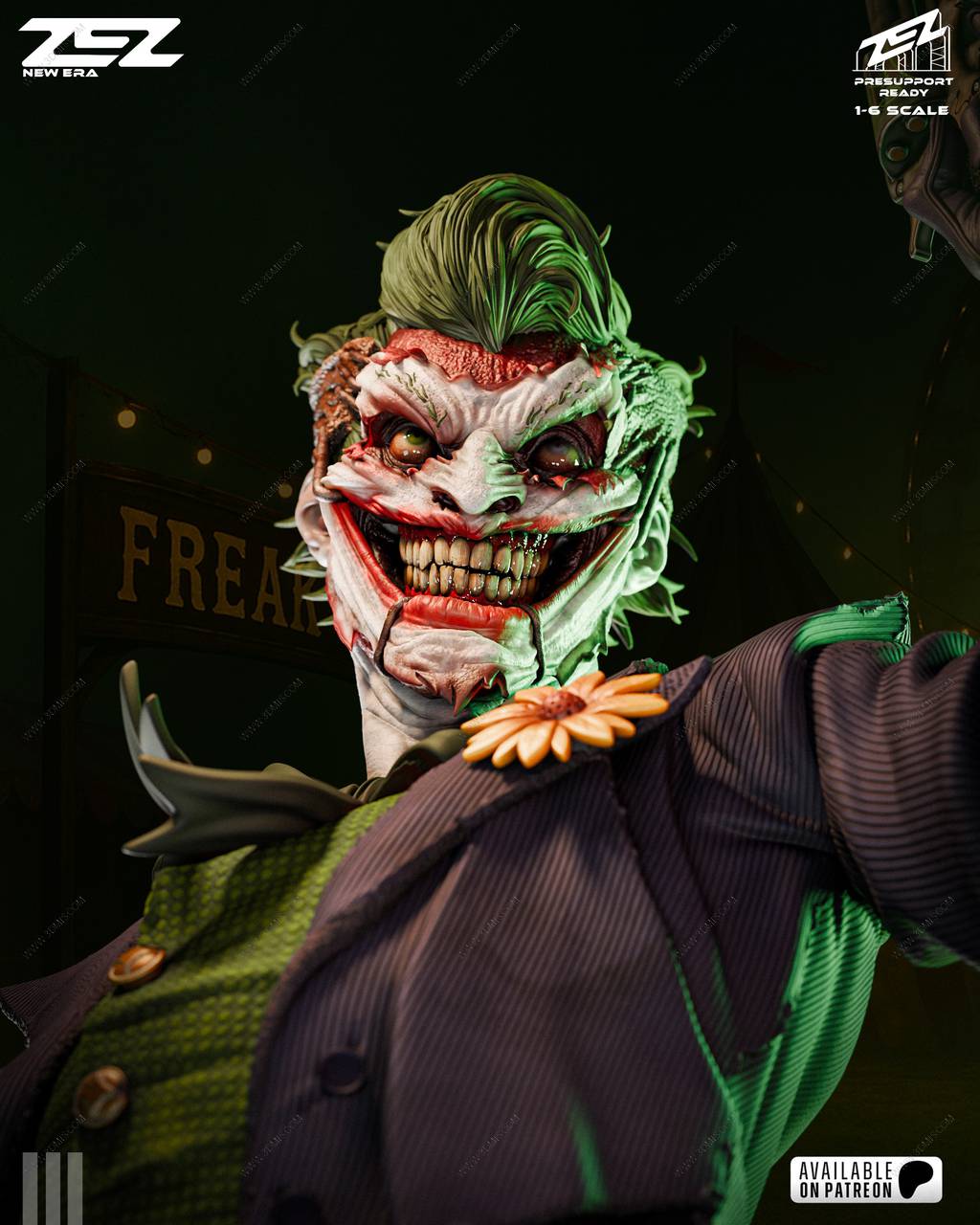 P站图纸印象馆 ZEZ STUDIOS DC漫画 小丑 ZEZ STUDIOS DC漫画 小丑