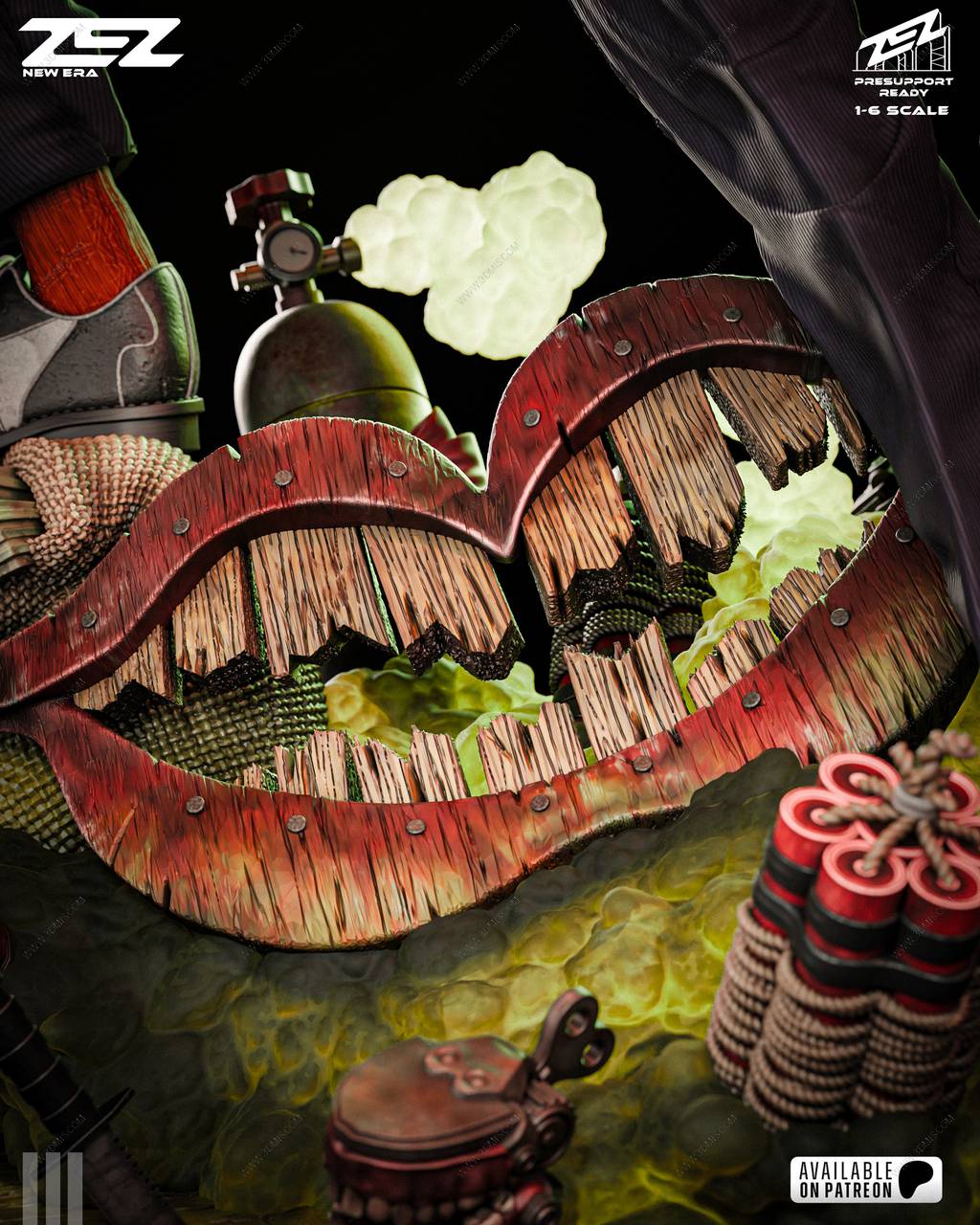 P站图纸印象馆 ZEZ STUDIOS DC漫画 小丑 ZEZ STUDIOS DC漫画 小丑