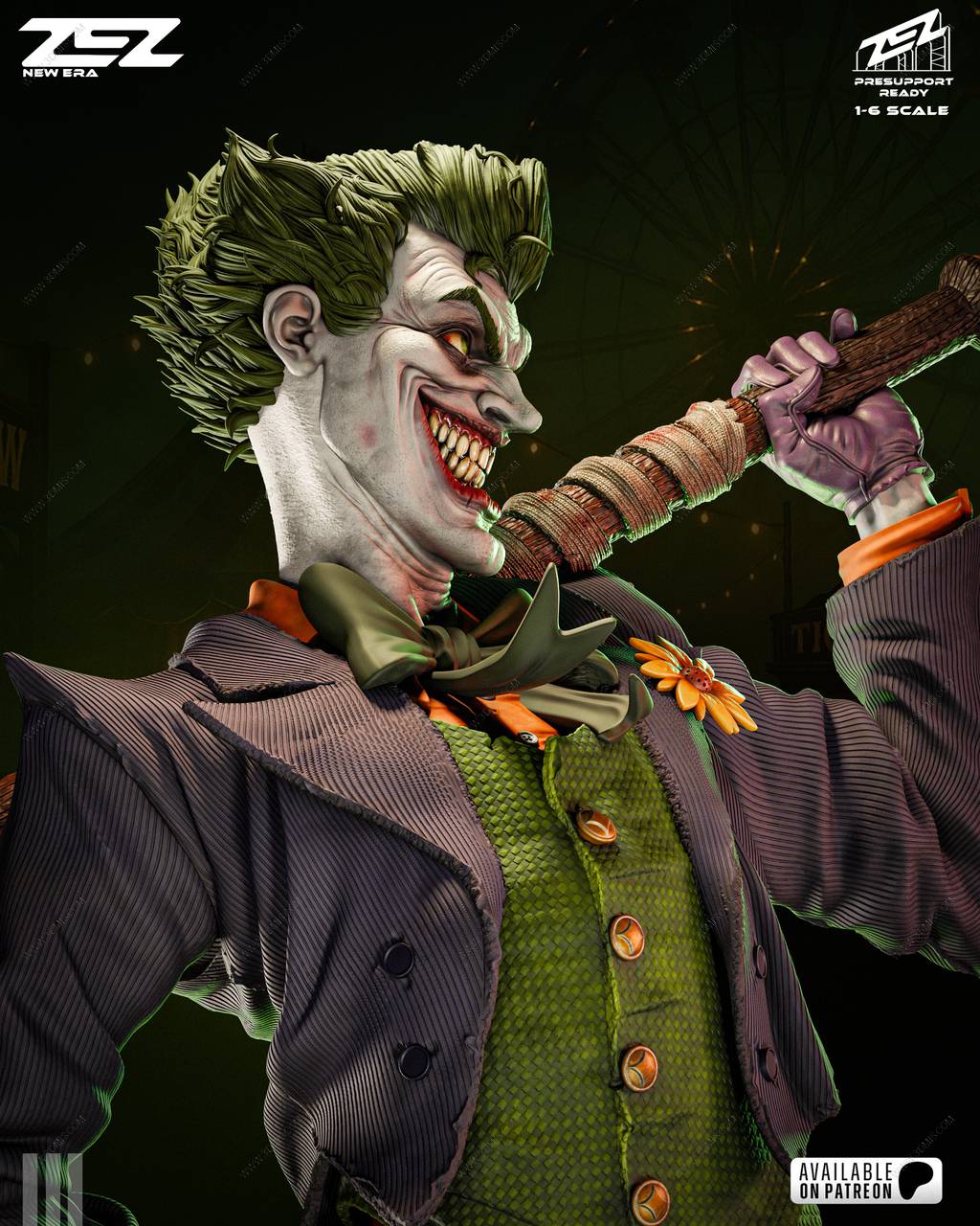 P站图纸印象馆 ZEZ STUDIOS DC漫画 小丑 ZEZ STUDIOS DC漫画 小丑