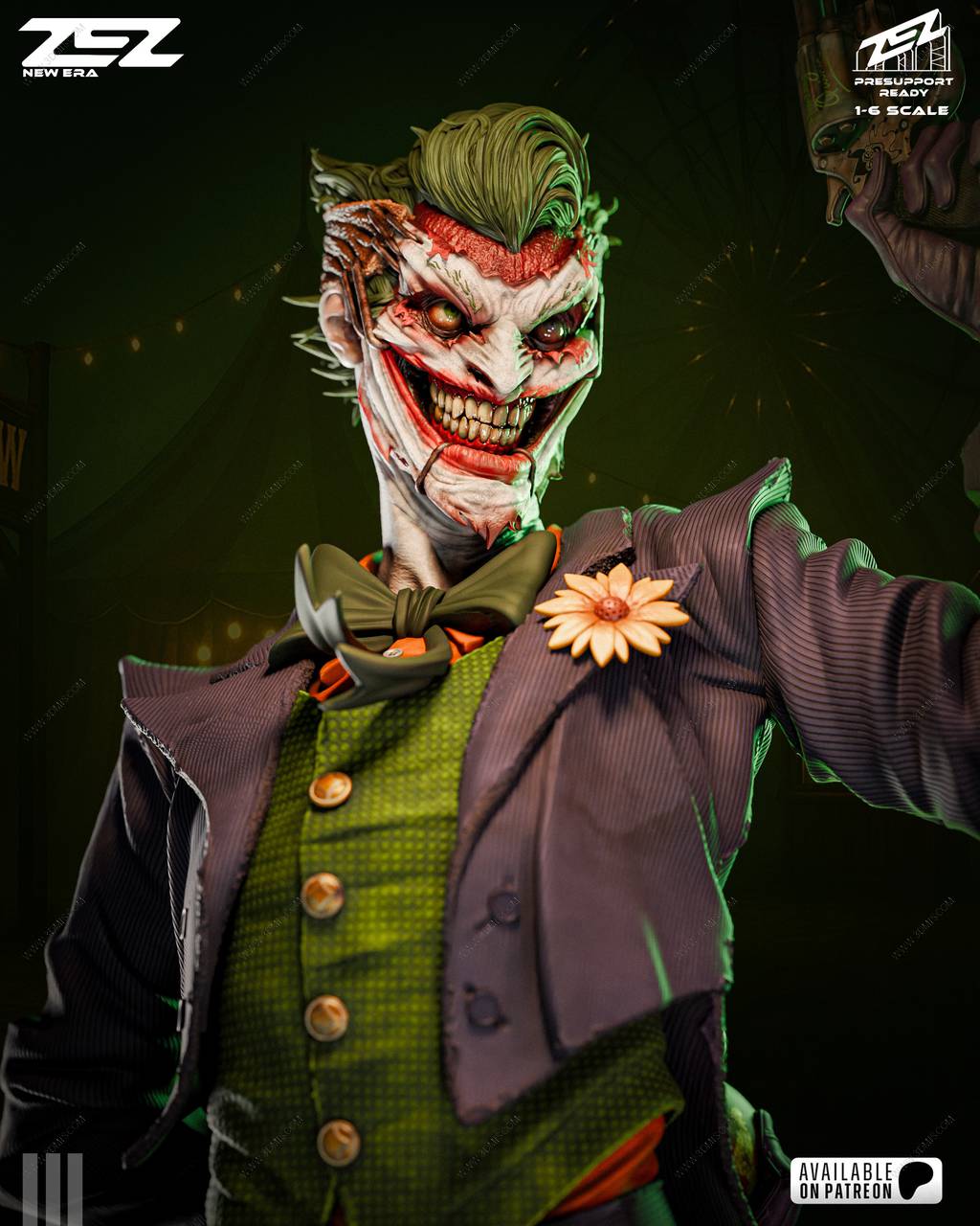 P站图纸印象馆 ZEZ STUDIOS DC漫画 小丑 ZEZ STUDIOS DC漫画 小丑