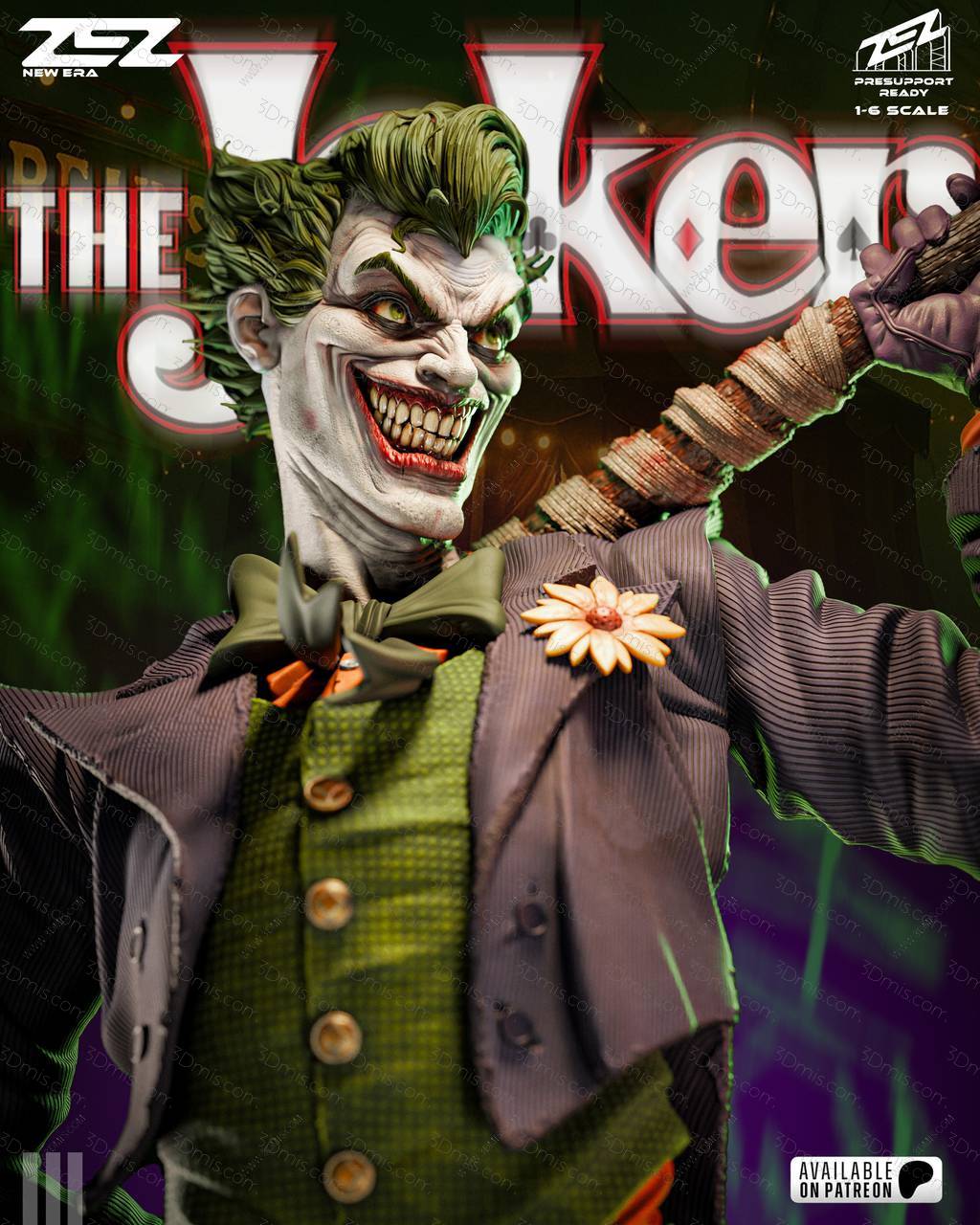 P站图纸印象馆 ZEZ STUDIOS DC漫画 小丑 ZEZ STUDIOS DC漫画 小丑