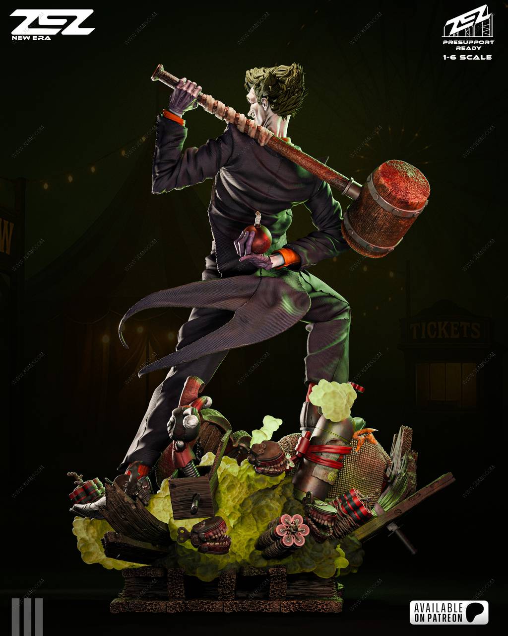 P站图纸印象馆 ZEZ STUDIOS DC漫画 小丑 ZEZ STUDIOS DC漫画 小丑