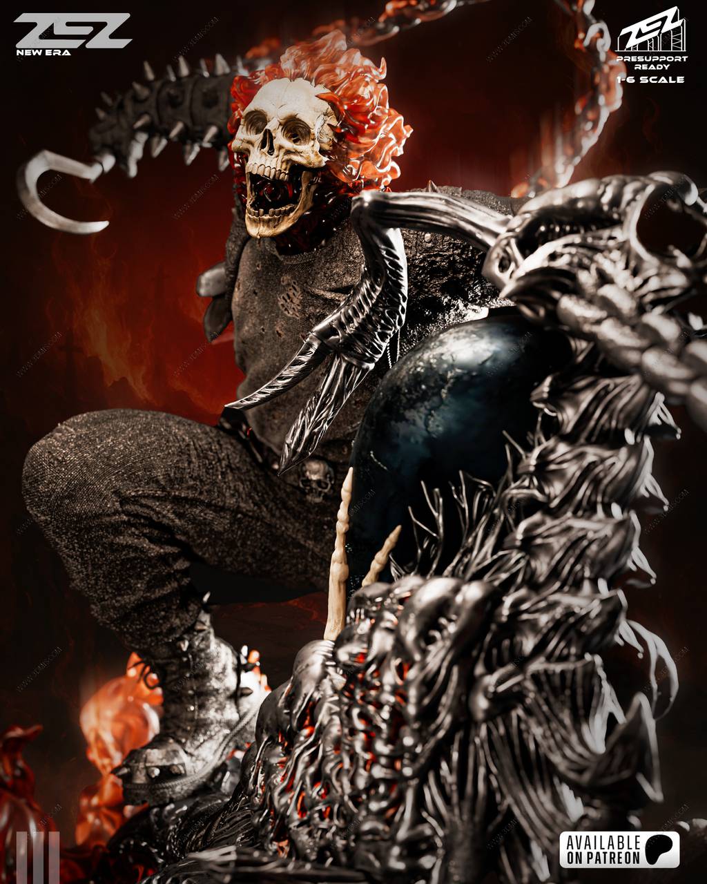 P站图纸印象馆 ZEZ STUDIOS 漫威 恶灵骑士 ZEZ STUDIOS 漫威 恶灵骑士