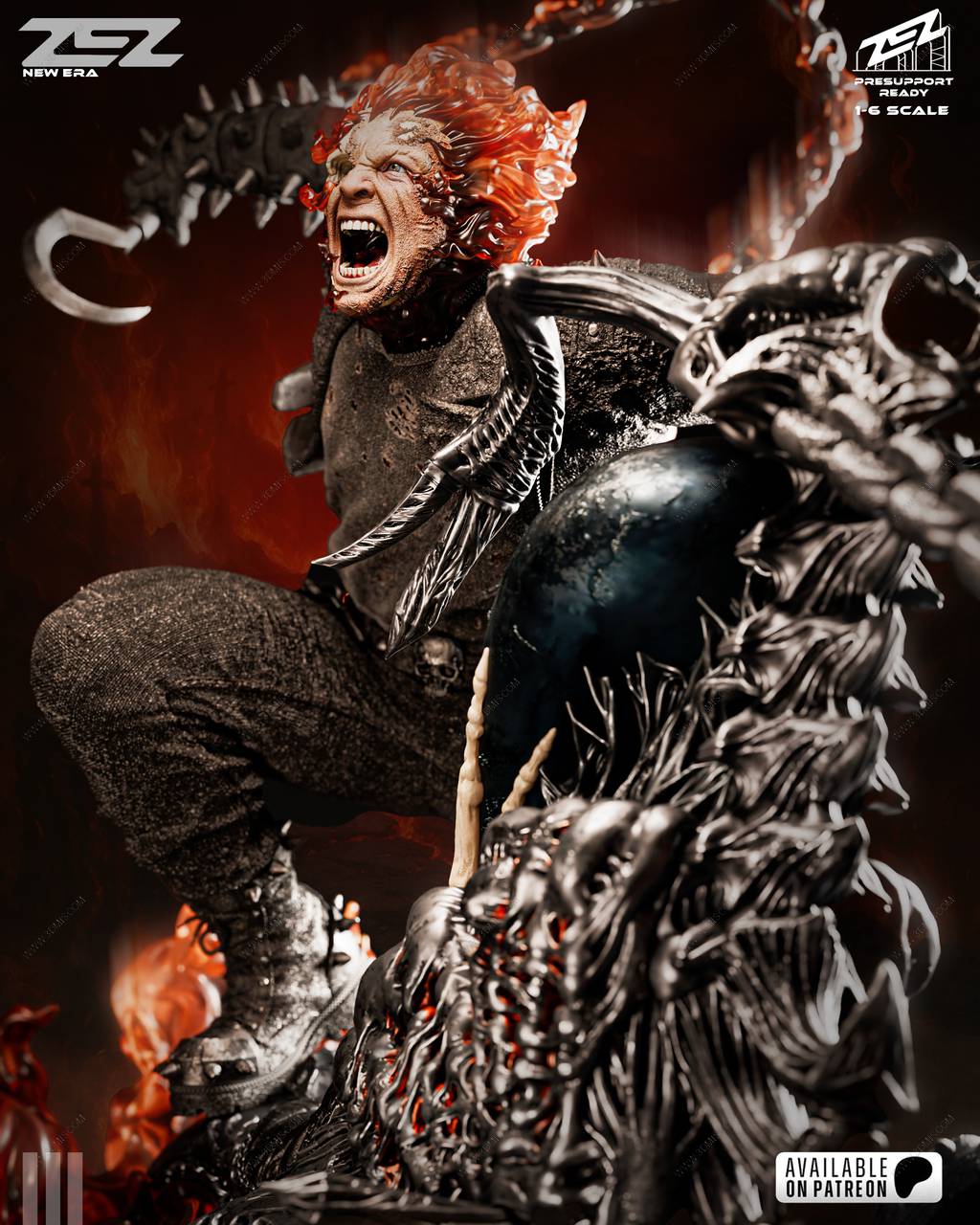 P站图纸印象馆 ZEZ STUDIOS 漫威 恶灵骑士 ZEZ STUDIOS 漫威 恶灵骑士