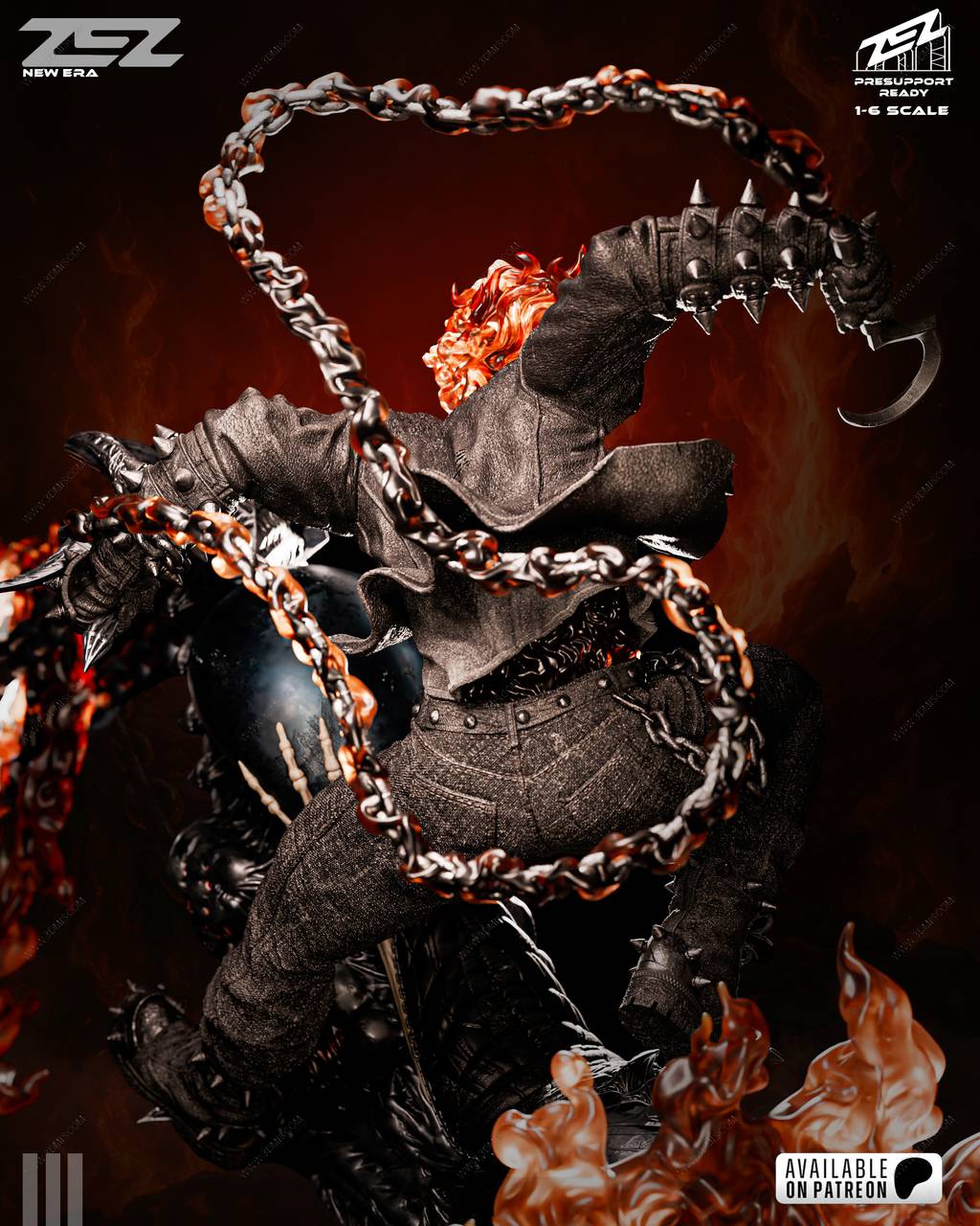 P站图纸印象馆 ZEZ STUDIOS 漫威 恶灵骑士 ZEZ STUDIOS 漫威 恶灵骑士