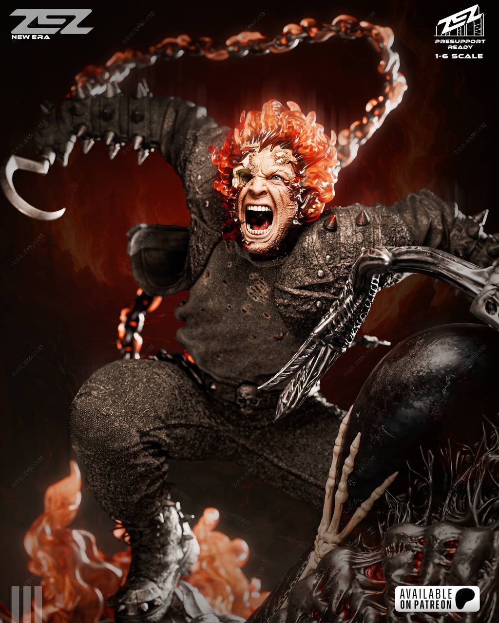 P站图纸印象馆 ZEZ STUDIOS 漫威 恶灵骑士 ZEZ STUDIOS 漫威 恶灵骑士