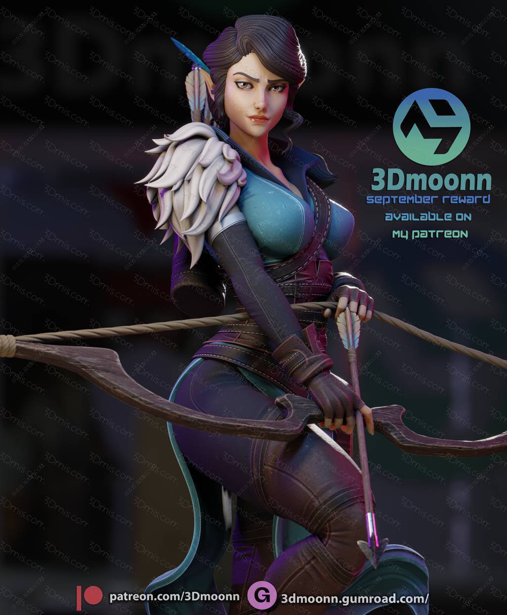 P站图纸印象馆 3Dmoonn 机械之声的传奇 劳拉·贝莉 3Dmoonn 机械之声的传奇 劳拉·贝莉