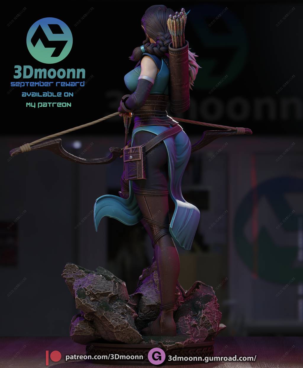 P站图纸印象馆 3Dmoonn 机械之声的传奇 劳拉·贝莉 3Dmoonn 机械之声的传奇 劳拉·贝莉