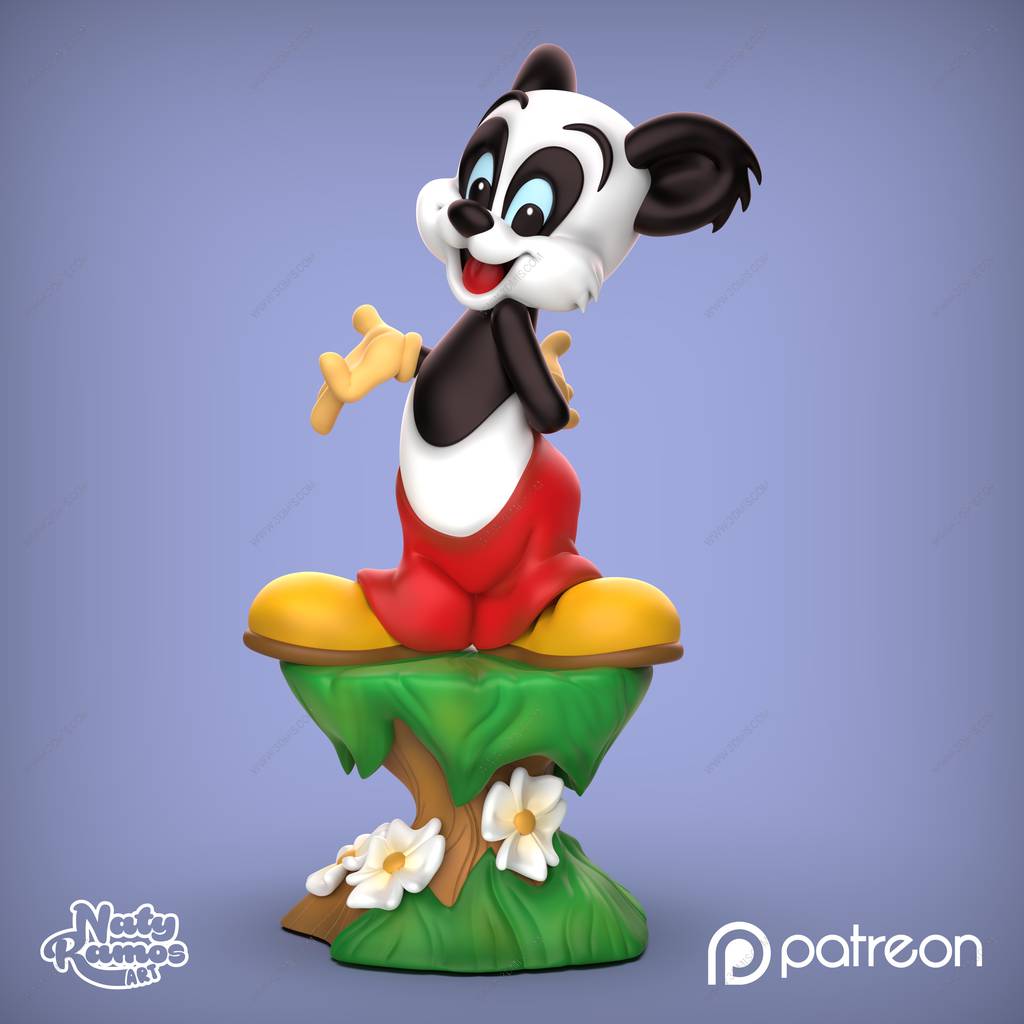 P站图纸印象馆 聪明小熊猫 聪明小熊猫