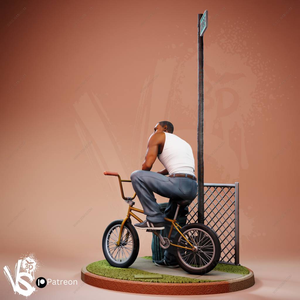 P站图纸印象馆 VS3D 侠盗猎车手 卡尔·约翰逊 VS3D 侠盗猎车手 卡尔·约翰逊