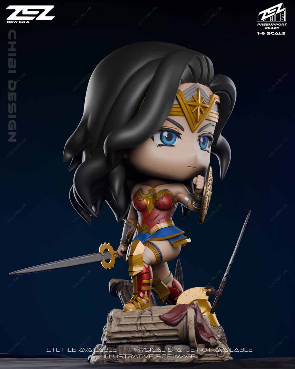 P站图纸印象馆 ZEZ STUDIOS DC漫画 神奇女侠 ZEZ STUDIOS DC漫画 神奇女侠