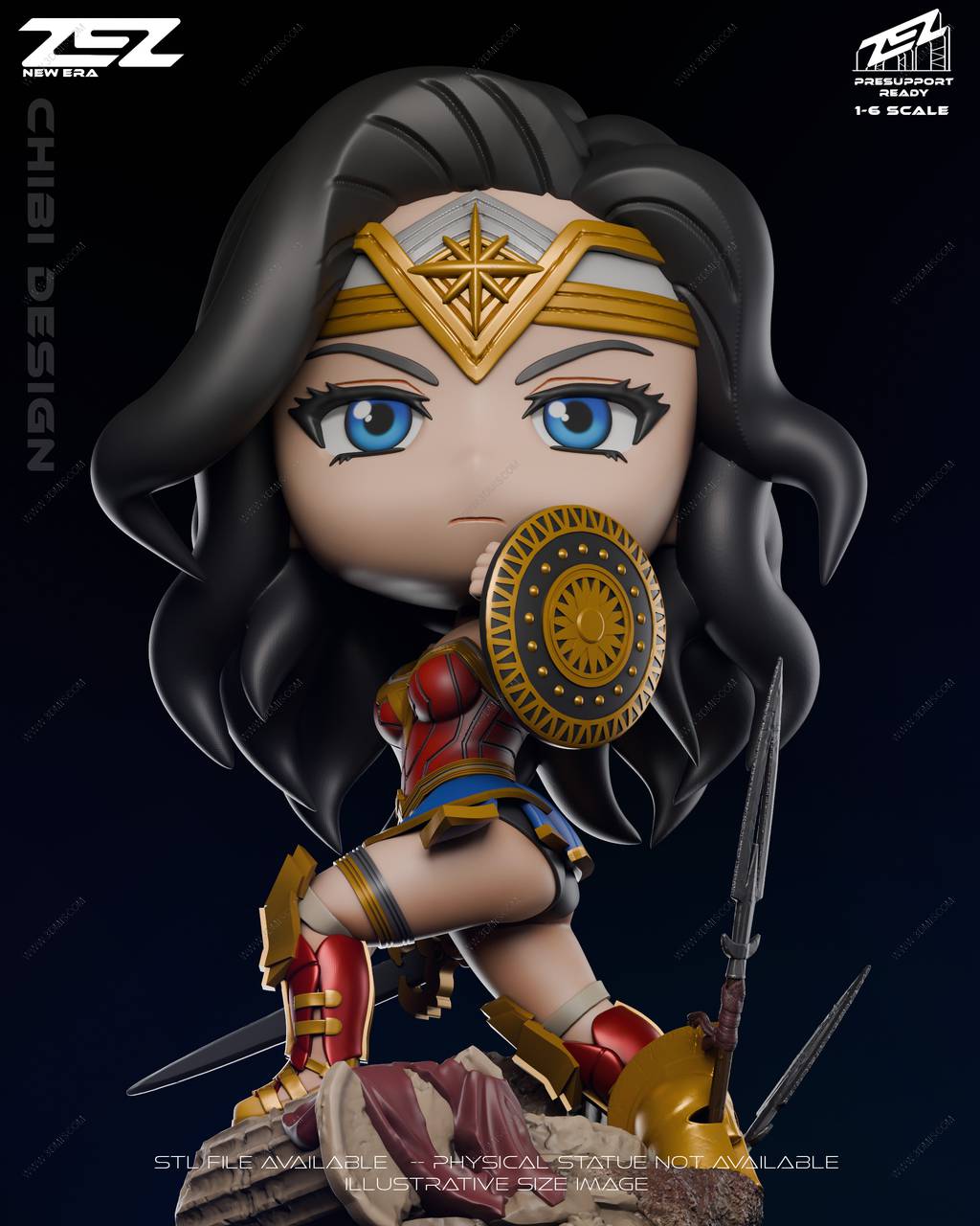 P站图纸印象馆 ZEZ STUDIOS DC漫画 神奇女侠 ZEZ STUDIOS DC漫画 神奇女侠