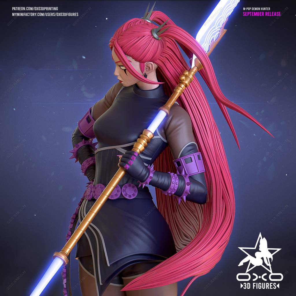 P站图纸印象馆 OXO3D 猎魔女团 米拉 OXO3D 猎魔女团 米拉