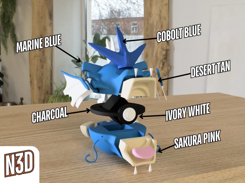 P站图纸印象馆 精灵宝可梦 暴鲤龙 精灵宝可梦 暴鲤龙