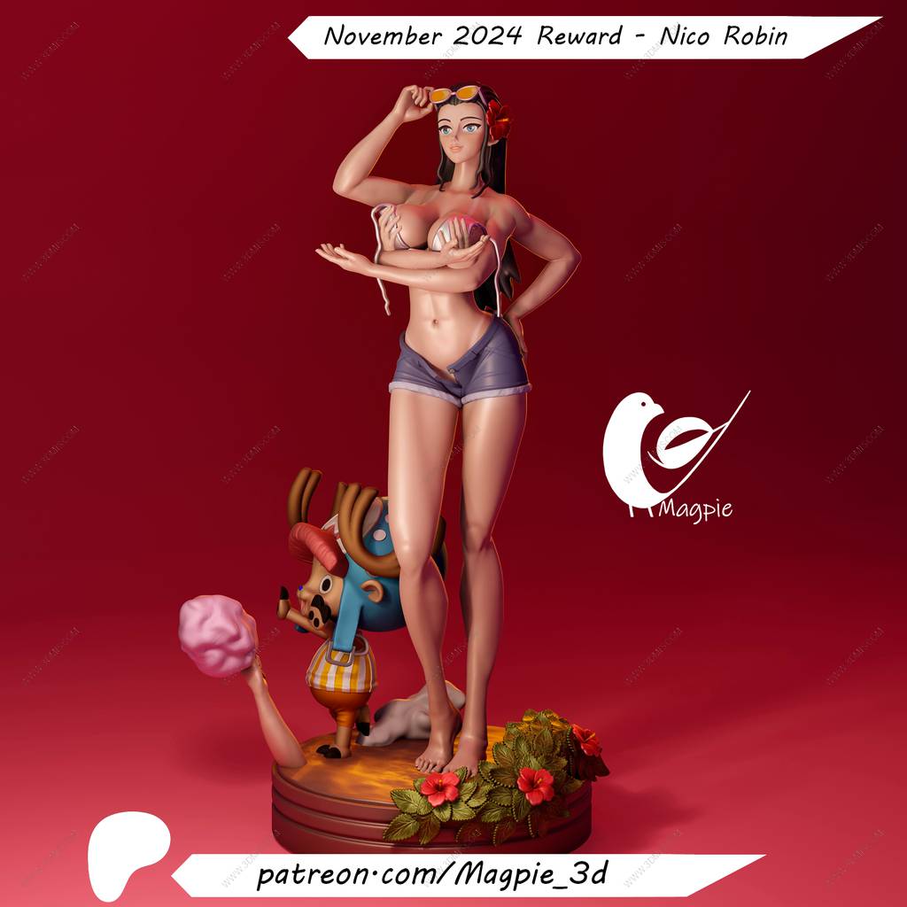 P站图纸印象馆 海贼王 妮可·罗宾 海贼王 妮可·罗宾