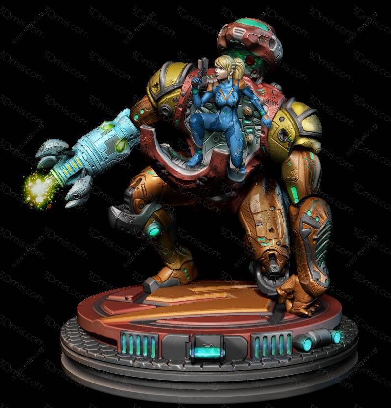 P站图纸印象馆 银河战士 萨姆斯·阿兰 银河战士 萨姆斯·阿兰