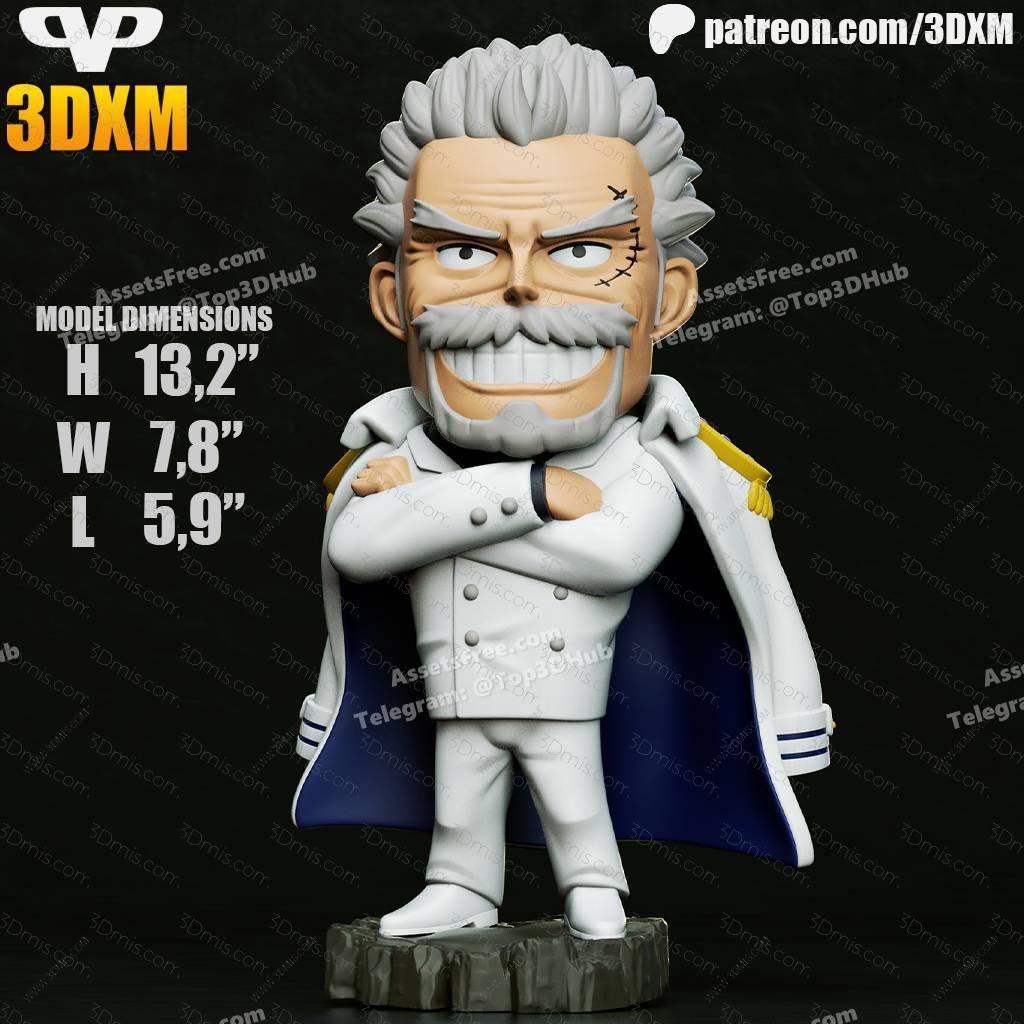 Chibi STL 海贼王 蒙奇·D·卡普