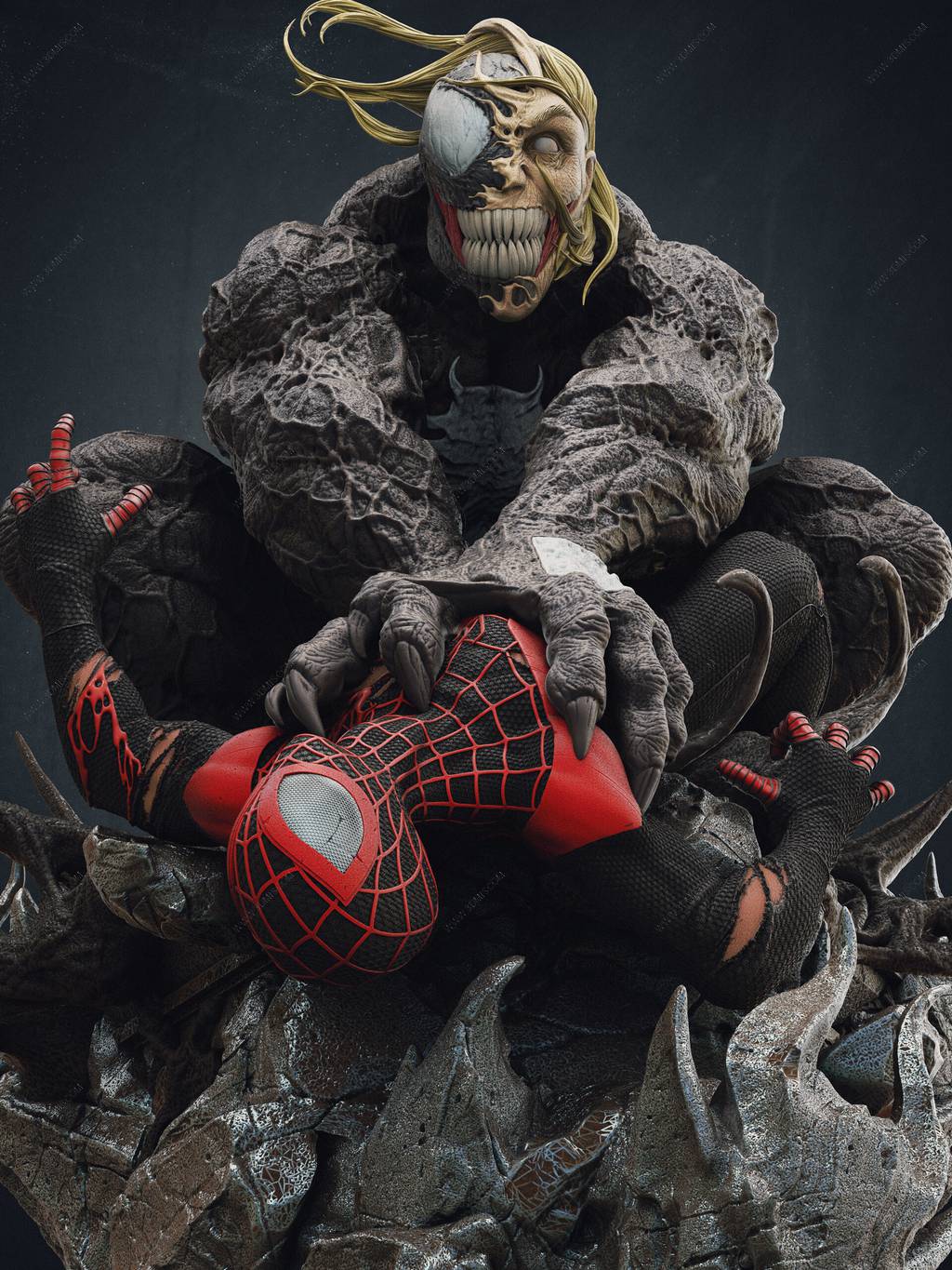 P站图纸印象馆 漫威 蜘蛛侠VS毒液 漫威 蜘蛛侠VS毒液