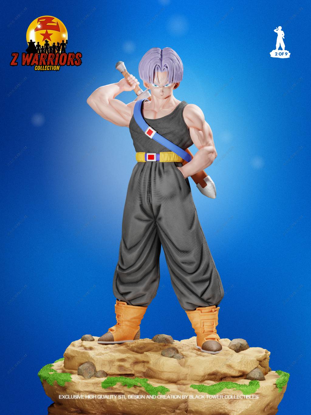 P站图纸印象馆 Black Towe 龙珠 特兰克斯 Black Towe 龙珠 特兰克斯