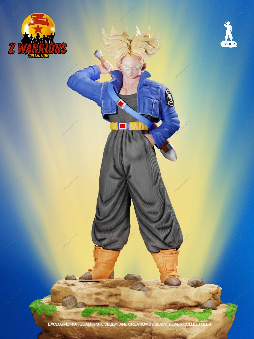 P站图纸印象馆 Black Towe 龙珠 特兰克斯 Black Towe 龙珠 特兰克斯