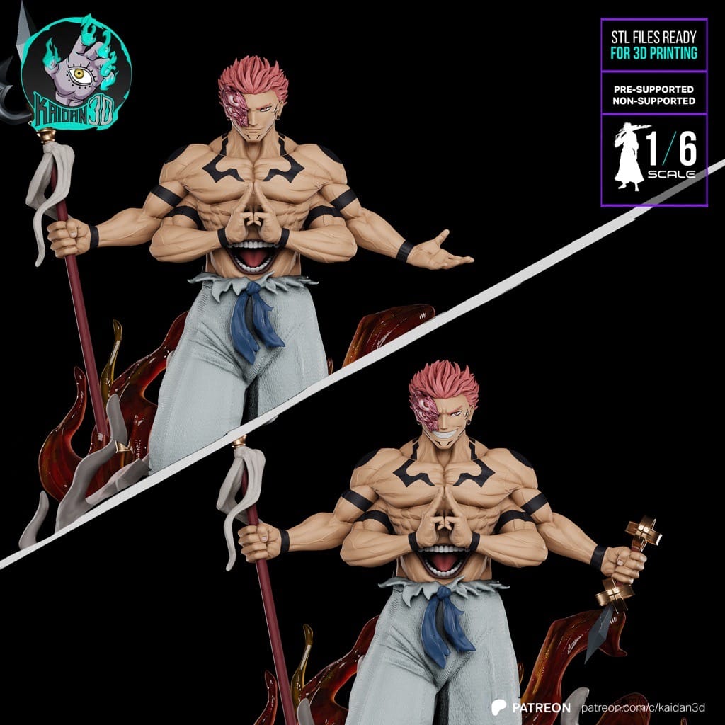 P站图纸印象馆 Kaidan 咒术回战 两面宿傩 Kaidan 咒术回战 两面宿傩