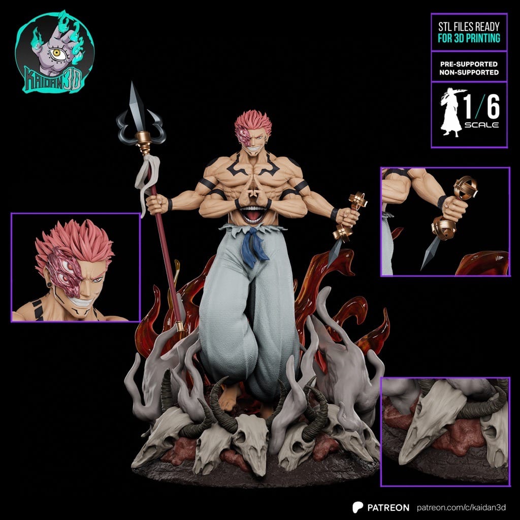 P站图纸印象馆 Kaidan 咒术回战 两面宿傩 Kaidan 咒术回战 两面宿傩