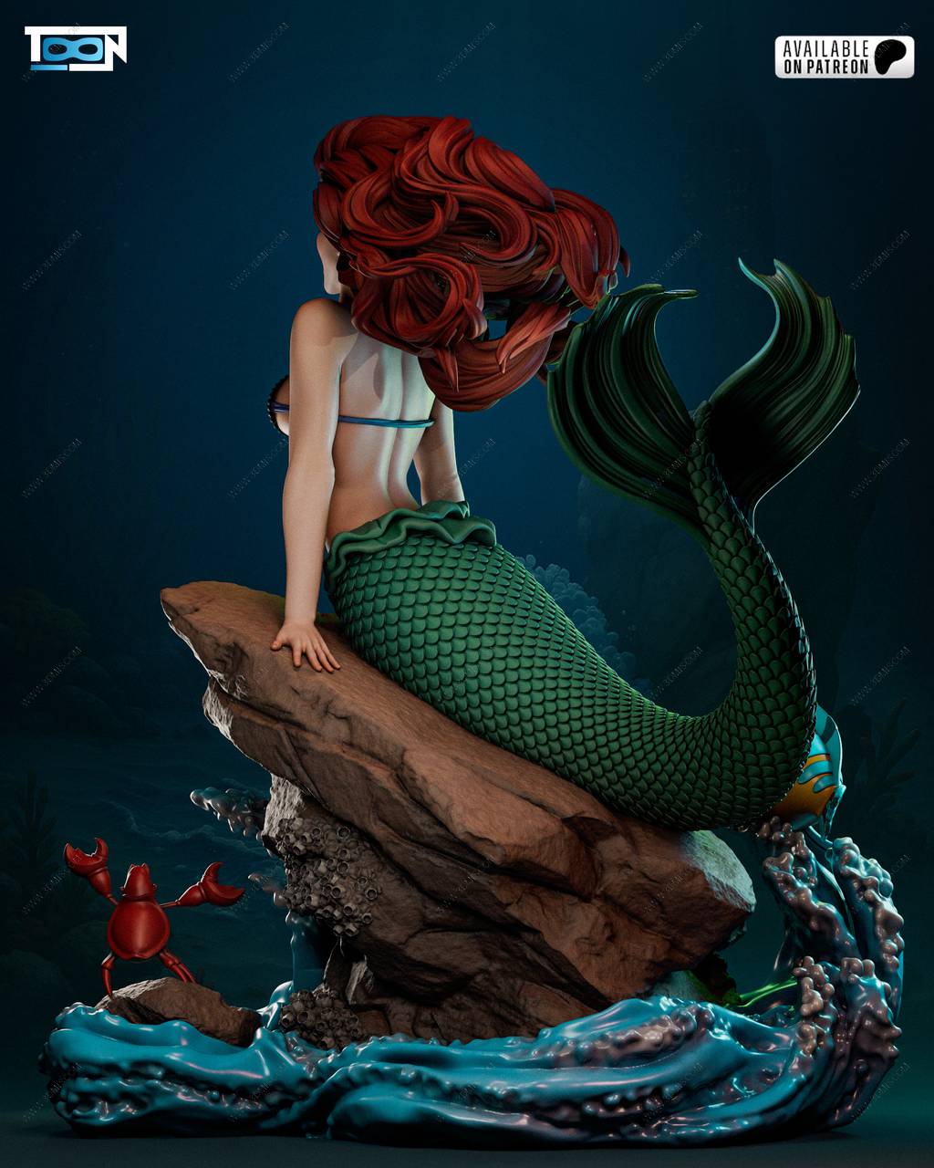 P站图纸印象馆 Toon Studios 小美人鱼 爱丽儿 Toon Studios 小美人鱼 爱丽儿