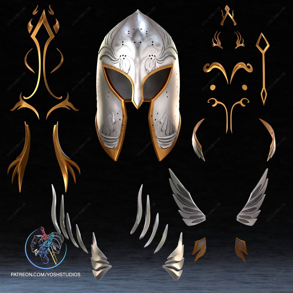 P站图纸印象馆 Yosh 全金属狂潮 秘银头盔 Yosh 全金属狂潮 秘银头盔