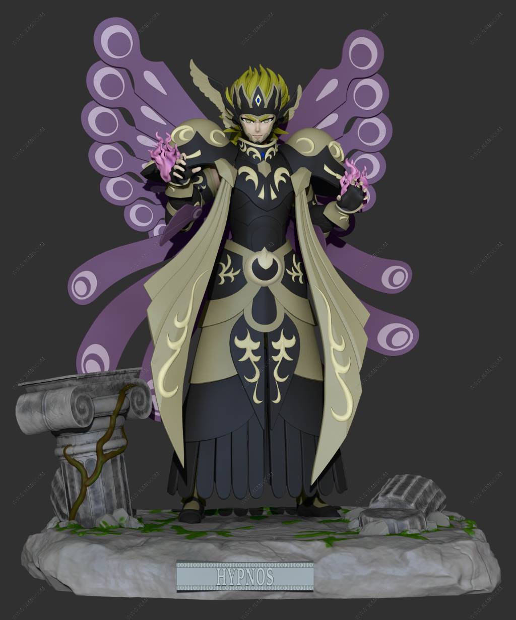 P站图纸印象馆 圣斗士星矢 修普诺斯 圣斗士星矢 修普诺斯