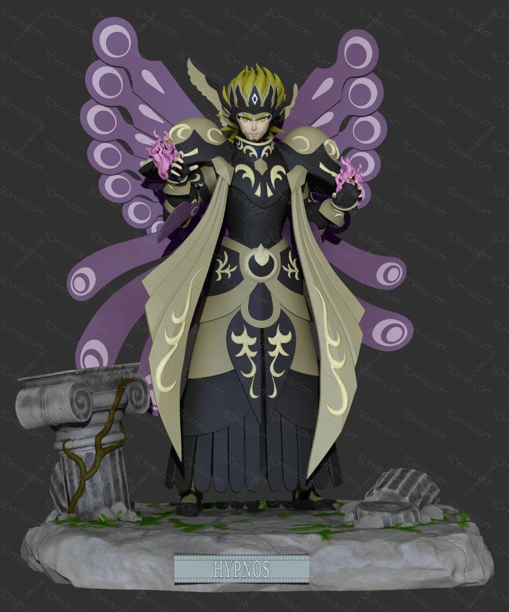 P站图纸印象馆 圣斗士星矢 修普诺斯 圣斗士星矢 修普诺斯